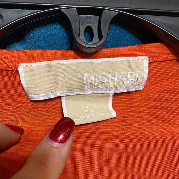 Michael Kors 1x orange top - Picture 3 of 3